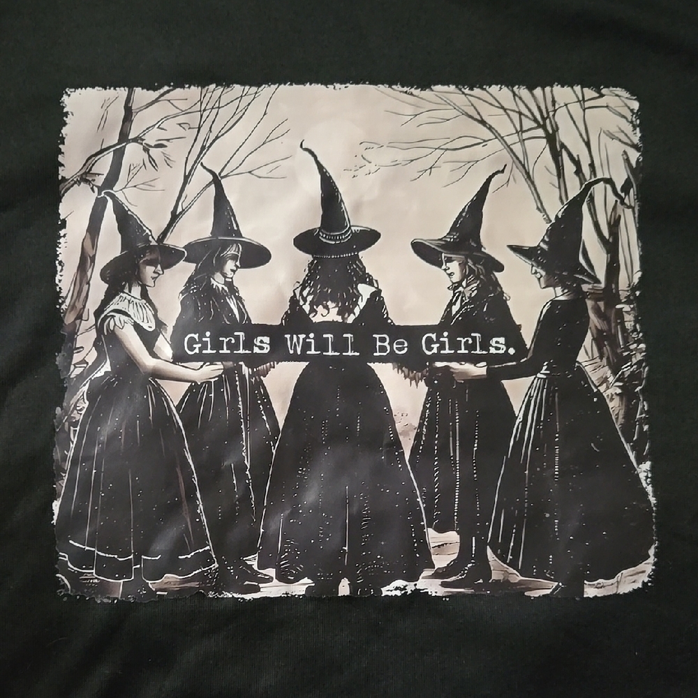 Black Witch Graphic Sweatshirt - Picture 2 of 7